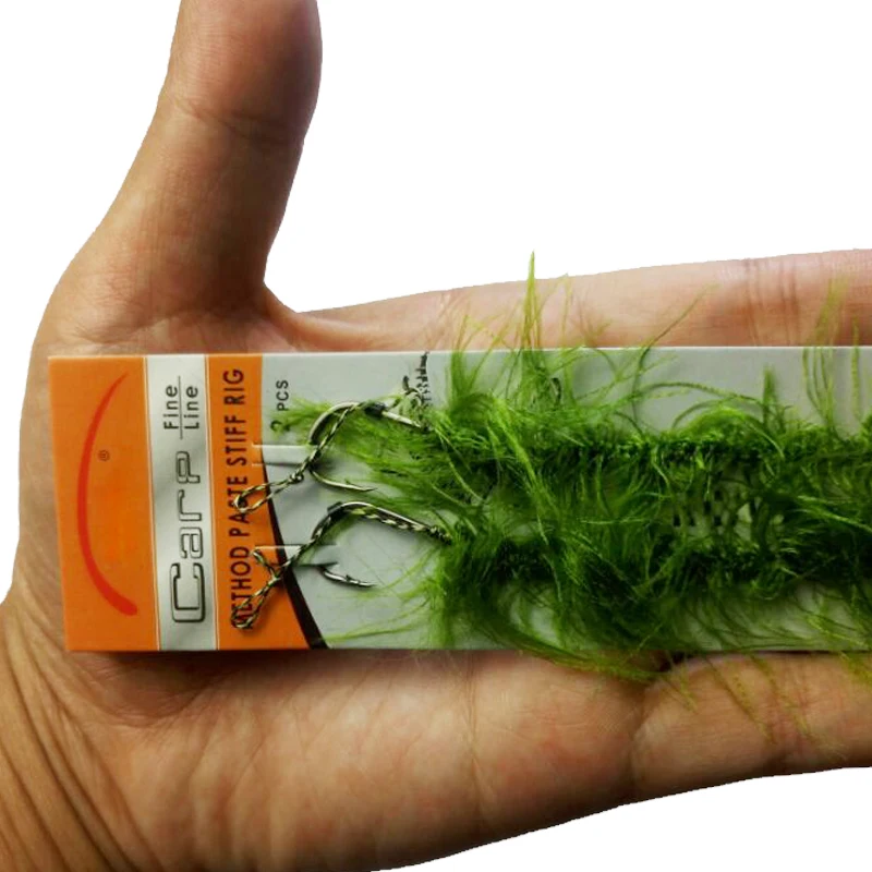 Anzuelos de pesca de carpa, accesorios para señuelos, hilo trenzado, 8 unids/set por juego - imagen 2