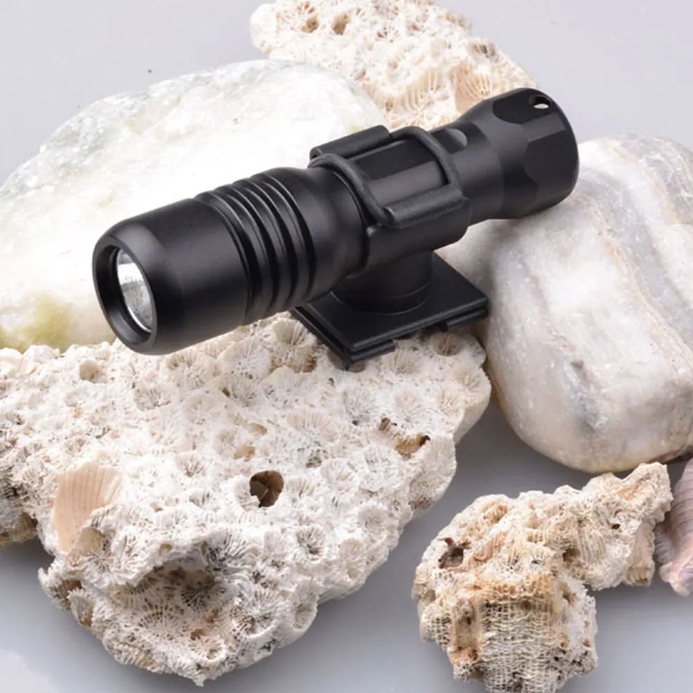 Linterna de buceo ANYIGEDEJU DIV18 200m XM-L2 LED – Montaje máscara - imagen 5
