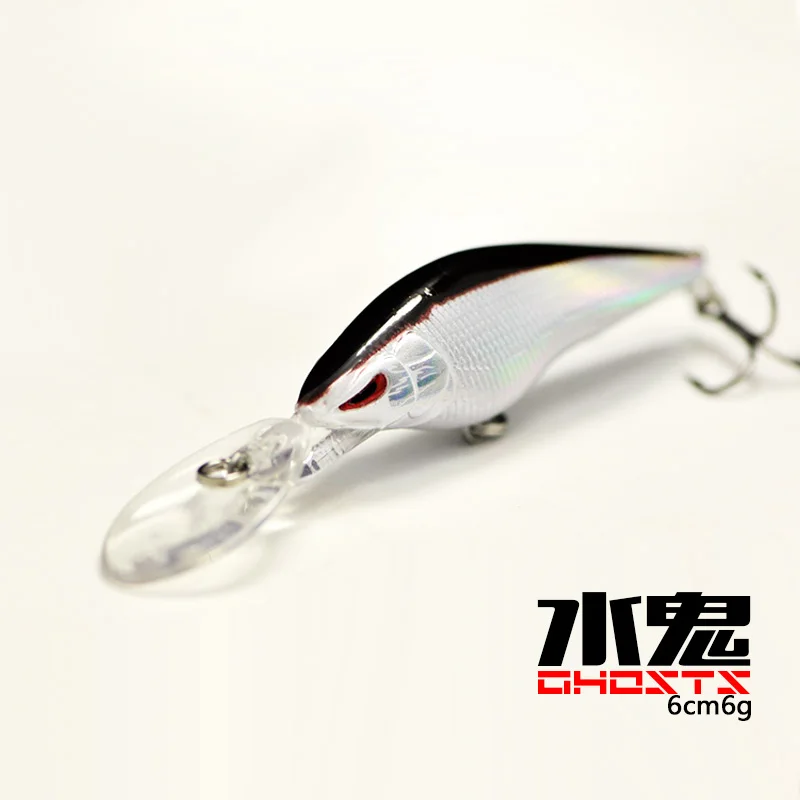 Señuelo de pesca suspendido Minnow, tablero de lengua larga, Wobbling flotante, gravedad magnética, señuelos artificiales, cebo duro - imagen 4