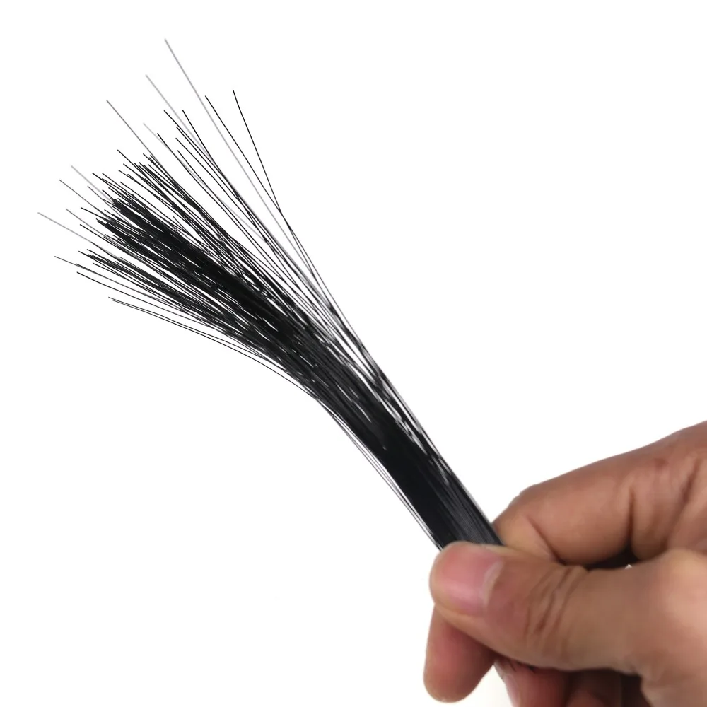 Bimoo-cola de pierna de goma rápida, Material de antena realista, hormiga, Mosca, abeja Stonefly, patas redondas de goma, paquete de 100 Uds. - imagen 2