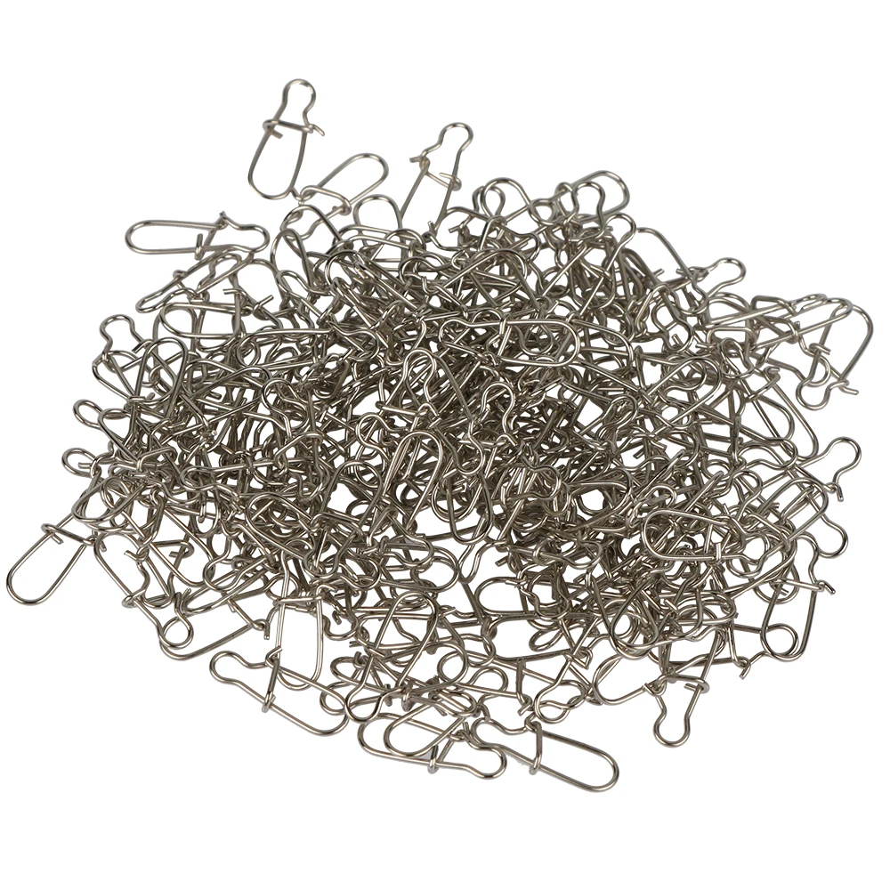 Goture-Lote de ganchos conectores de línea de pesca, accesorios de pesca con botón a presión, bonitos tamaños 5, 3, 2, 1, 0, 00, 200 unidades - imagen 5