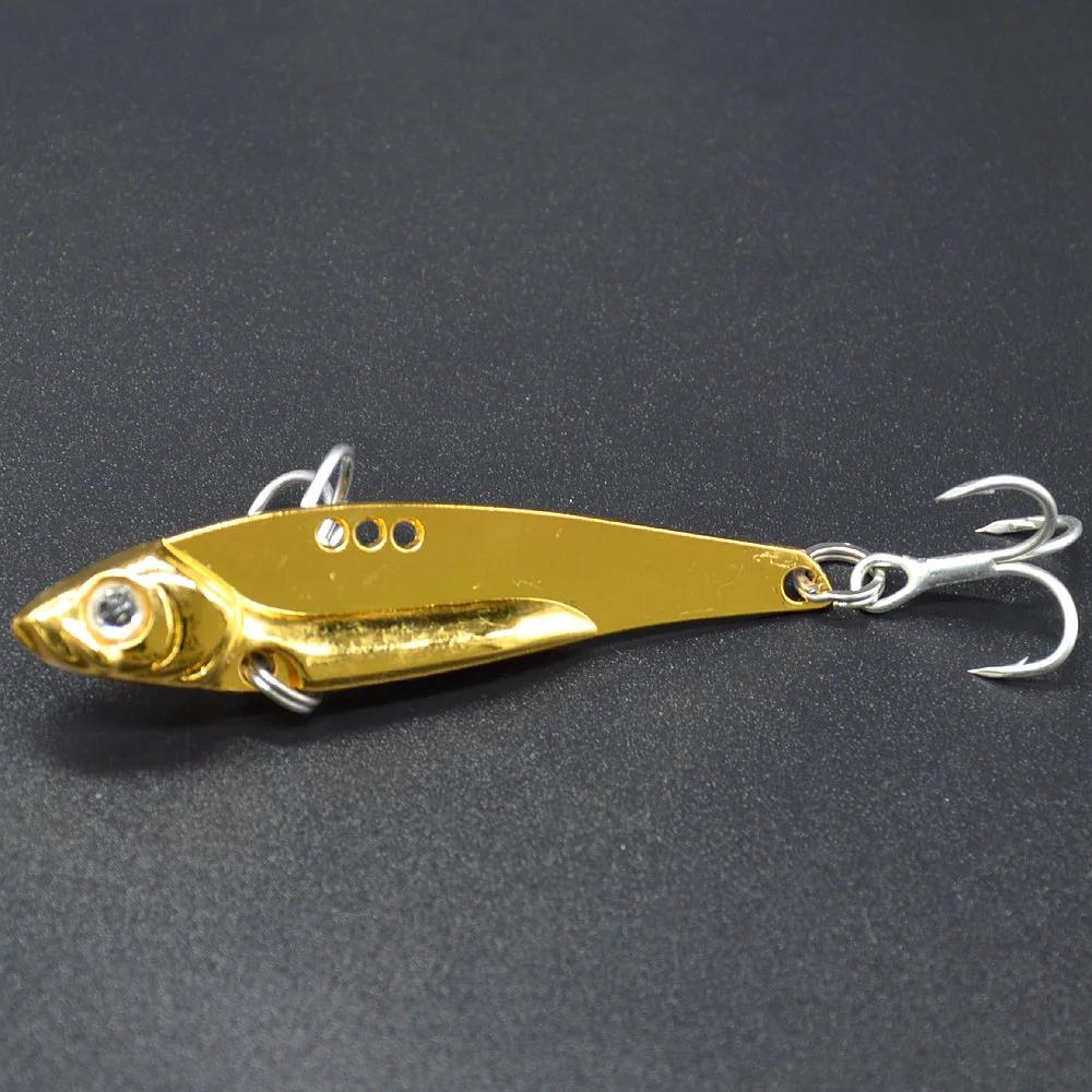 Señuelo de pesca de Metal VIB, anzuelo de surco de sangre, señuelos artificiales de agua dulce de lubina, cebo duro de 7g/10g/15g/20g - imagen 5
