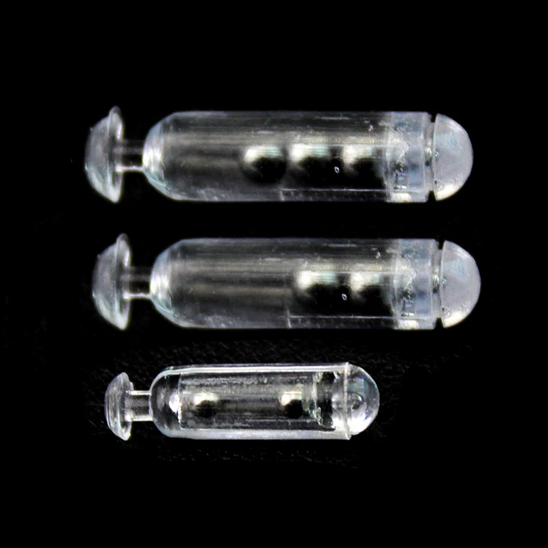 30 Uds sonajeros de plástico tubo de inserción para gusano Jig señuelo de pesca mosca atado sonido hacer accesorios de pesca de agua salada tamaño 1 2 3 - imagen 5