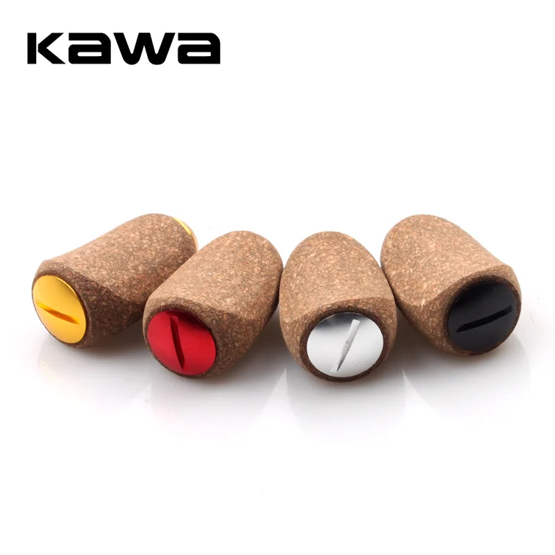 Kawa-mango de carrete de pesca, Material de perilla, perilla de madera suave de goma para carrete D/S, accesorio de mango DIY - imagen 4