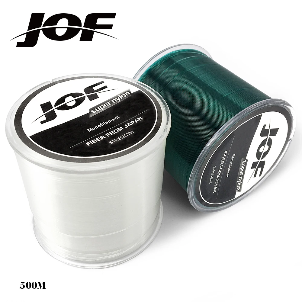 Hilo de pescar de nailon JOF, monofilamento japonés superfuerte, 5 LB-30 LB, 500m - imagen 3