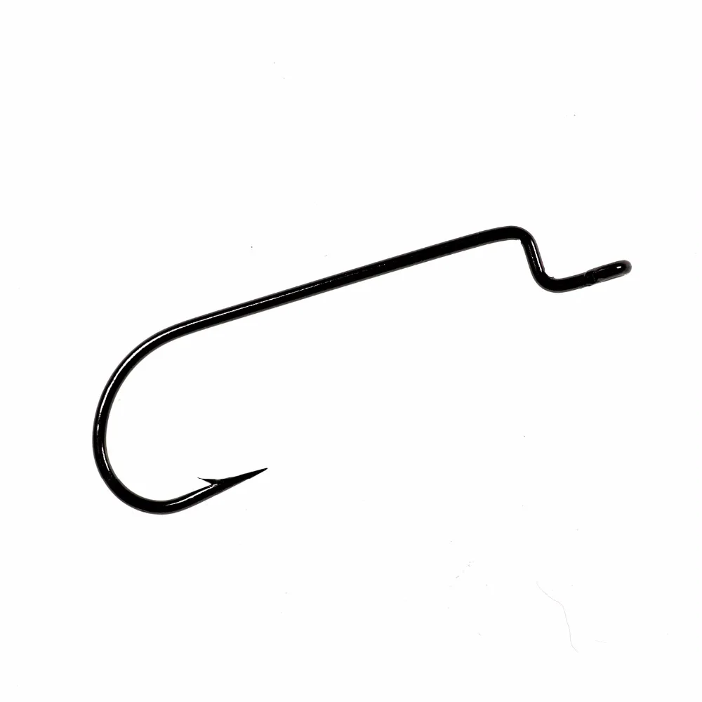 Bimoo-anzuelos de gusano de acero de alto carbono, anzuelos de cebo para pesca de lubina, 20 unidades - imagen 3