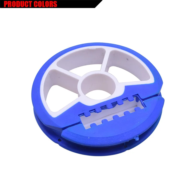 Bobina de eje circular de plástico de sílice, carrete de aparejo redondo, bobina de tablero, línea de pesca, señuelo de bobinado, WD-139 de traza, lote de 3 uds. - imagen 5