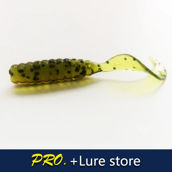 JYJ-señuelo de pesca de plástico suave, cola isca artificial, larva de proteína, gusano de pesca, cebos Grub moggot, 4cm, 50 piezas, envío gratis - imagen 2