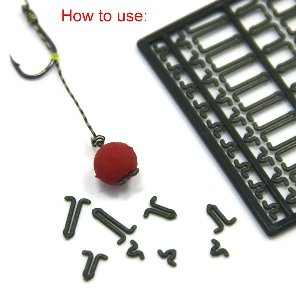 Shaddock-aparejo de pelo de pesca de carpa, 10 piezas, Boilie topes de plástico, tope de mancuerna, herramientas de carpa con colores mezclados - imagen 2