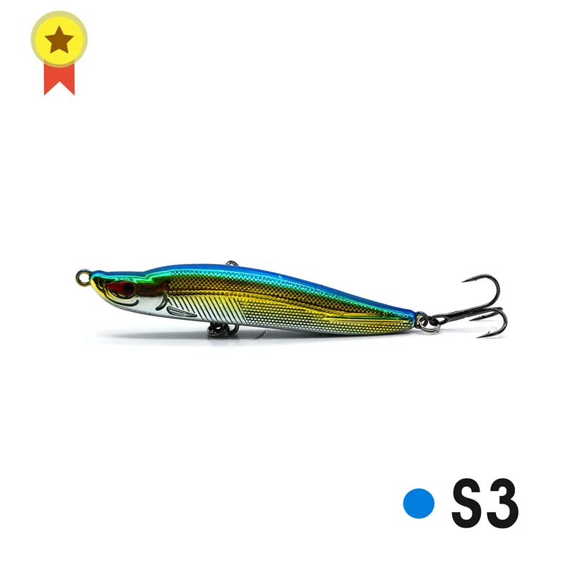 LUCKYLAKER-señuelo de pesca flotante que se hunde, lápiz de 120mm/20g 20g/105mm, Wobbler Swimbait, modelo caliente, cebo de manivela