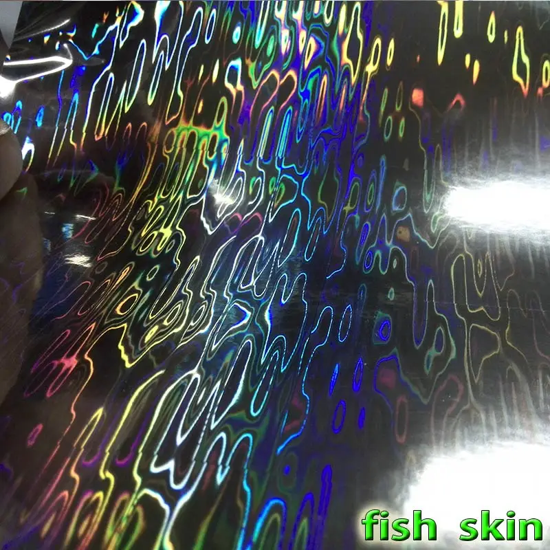 2025 nuevas pegatinas de señuelo JIG DIY, materiales para atar, piel de pescado, pegatina de señuelo caliente, tamaño R89 10CM * 15CM, 10 papeles/lote - imagen 2