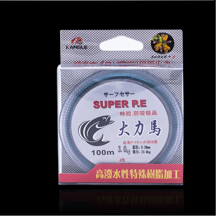 Sedal de pesca PE de 4 hebras, alta calidad, 100 metros, resistente a las mordeduras, 2 unids/lote - imagen 2