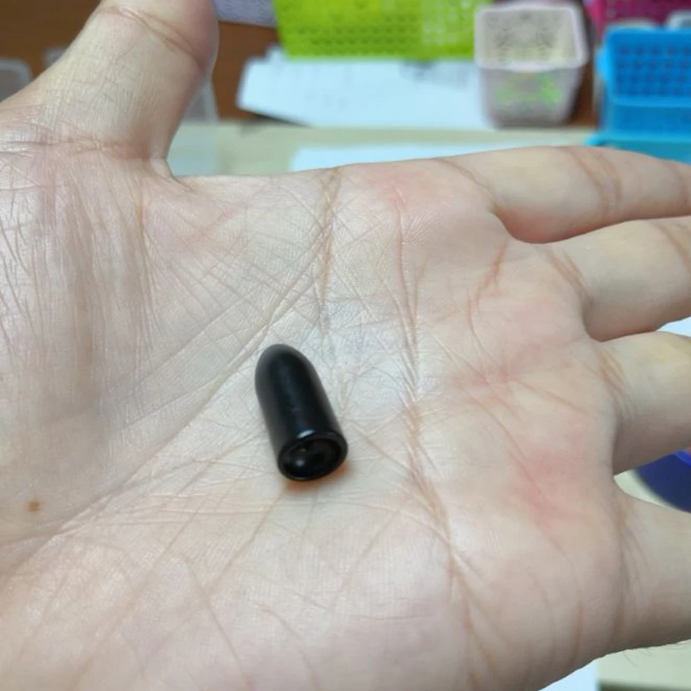 Señuelo de pesca de 4 unids/lote, plomada de tungsteno negro puro, herramientas de pesca, pesas para plomos fundidos - imagen 2