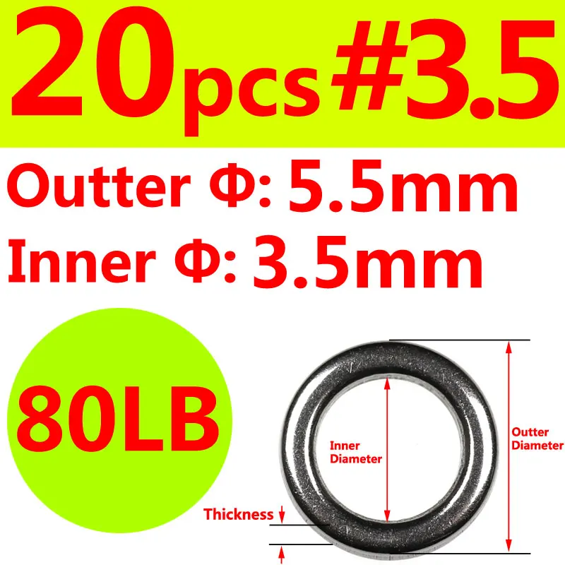 20pcs size 3o5