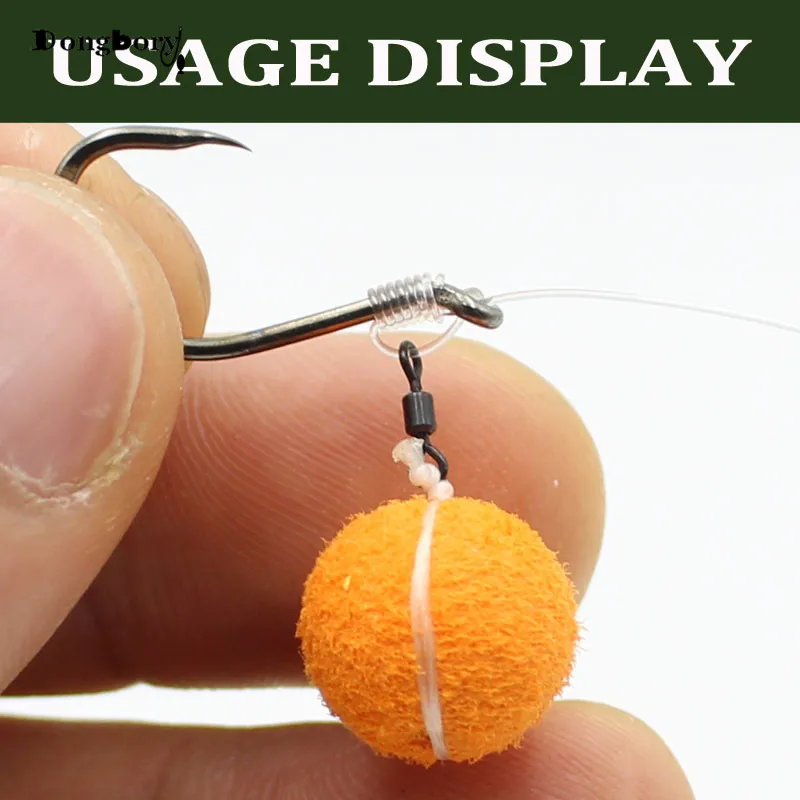 Accesorios de pesca de carpa de 50m, empuñaduras de hilo dental, soporte POP UP Boilies, Chod Hair Ronnie Rig, método alimentador, Terminal de aparejos de pesca - imagen 2
