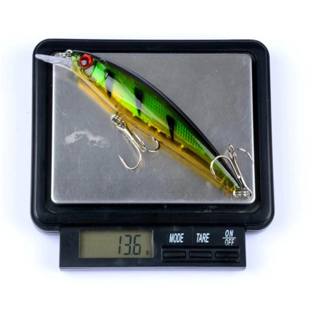 FISHINAPOIT-señuelo de pesca de pececillos, anzuelos triples de 11CM y 14G, Crankbait Artificial, cebo duro japonés, 1 unidad - imagen 4