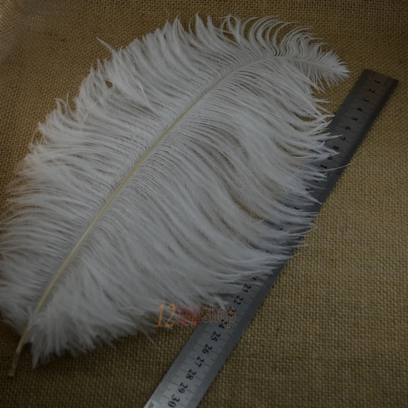 MNFT 4 Uds pluma de avestruz de hierba larga 30-35cm de longitud para atado de moscas intruso Streamer pesca con mosca de agua salada moscas atado materiales - imagen 2