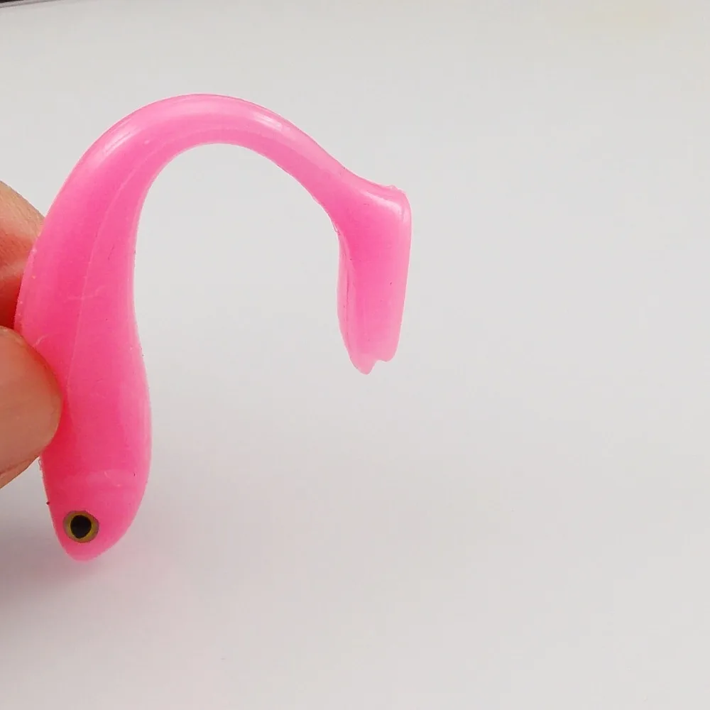 ESFISHING-cebo de plástico blando con olor a aleta de pato, sábalo de 85mm, Leurre Souple, Crankbait, Pesca Artificial, Swimbait - imagen 3