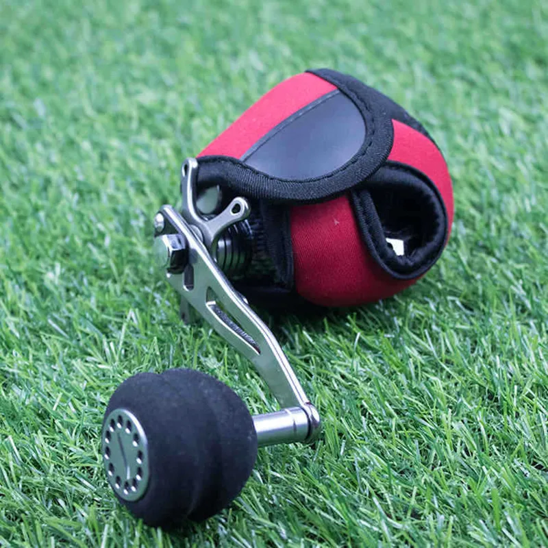 Bolsa de carrete de fundición de cebo, carretes de tambor de señuelo de pesca, carcasa de protección, chaqueta, bolsas de tela elástica, rueda de varilla integrada - imagen 5