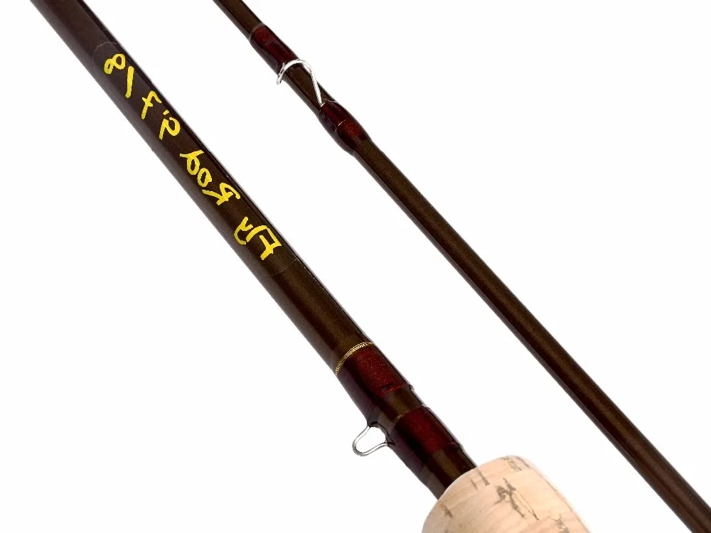 Caña de pescar con mosca, accesorio de carbono #7/8, 4 piezas, acción media-rápida, sensación ligera, 2,7 M de longitud, pesca de trucha en Río - imagen 4