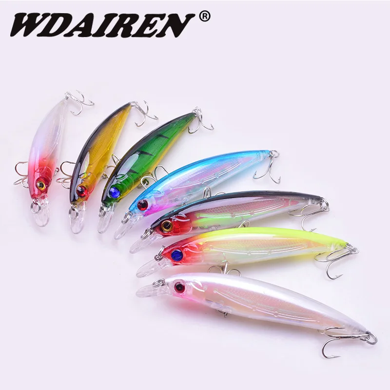 Señuelo de pesca Minnow, 11cm, 13,5g, flotante, Wobblers, cebo duro Artificial, manivela, Peche, Lucio, Swimbait, aparejos, 1 ud. - imagen 4