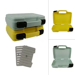 Aventik-caja de pesca con mosca de plástico, cierre de clic de la mejor calidad, gran tamaño, para agua salada, con espuma de hendidura de alta densidad