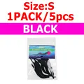 5pcs black