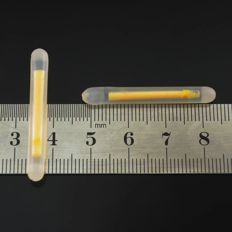 MNFT 24 Uds 4,5*37mm pesca nocturna fluorescente Lightstick luz flotador nocturno caña de luz para 24 horas aparejos de pesca de alta calidad - imagen 4