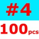 100PCS size 4