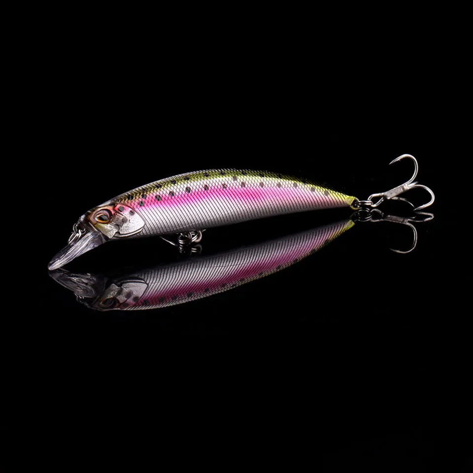 WALK FISH-señuelo de pesca con ojos 3D, 1 piezas, 105mm, 15,9g, pececillo que se hunde, Wobbler, duro, Lucio, peche isca, aparejo de cebo artificial - imagen 3