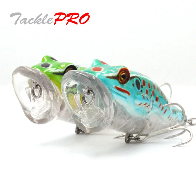 Señuelos de pesca Popper artificiales, nuevo modelo, Rana Flog Poper, 18,3G, 90mm, cebo, colores surtidos