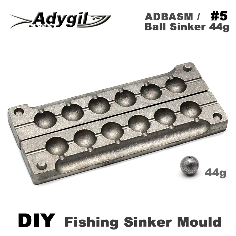 Molde de plomo Adygil ADBASM para bolas chumbada de pesca - imagen 3