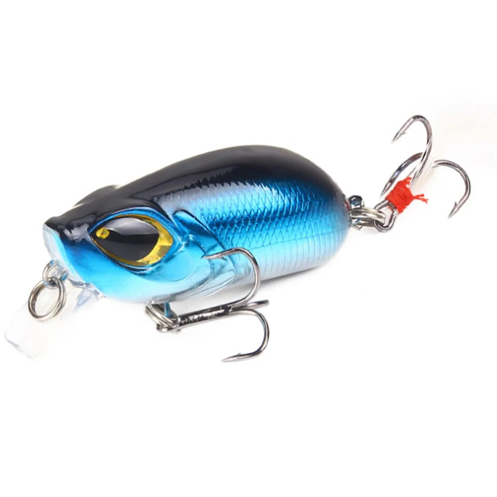 1 Uds. Señuelos de Pesca de manivela 8,3g 5,5 cm Minnow para pesca Wobblers Bass señuelos pica cebos falsos con aparejos de pesca de plumas - imagen 3