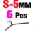 6 Pcs S