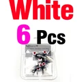 White 6Pcs In Bag