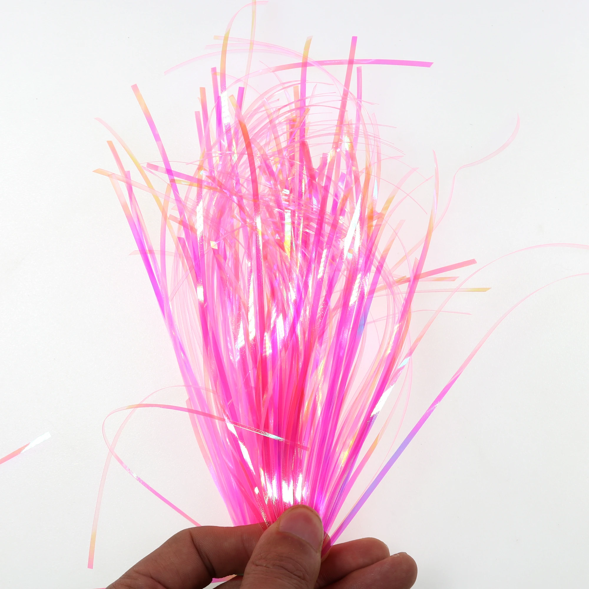 Señuelo de pesca de trucha, 1 bolsa de 2mm de ancho, perla, Flashabou, oropel, Material de atado de moscas, cobre, John Stonefly, Nymph - imagen 4