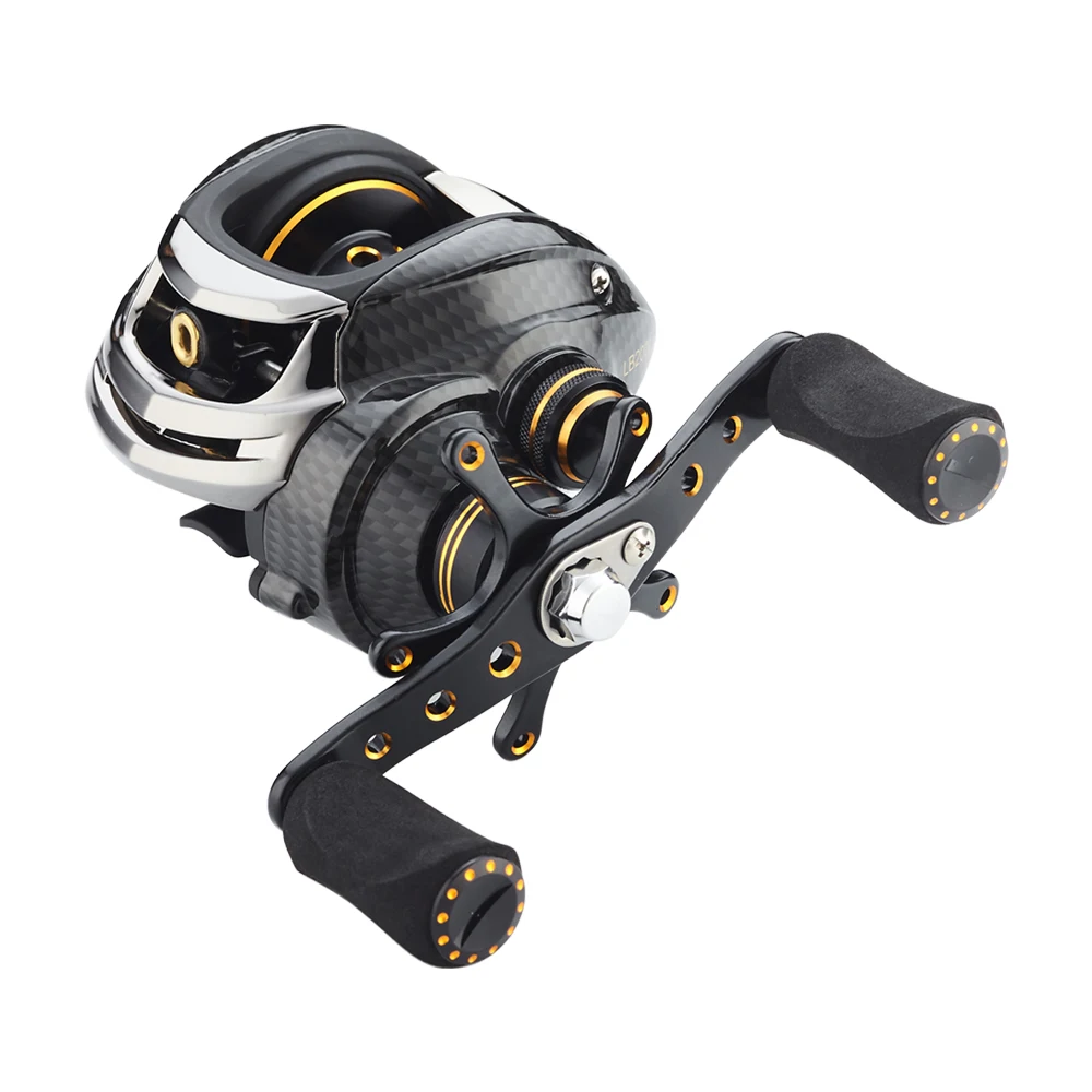 Carretes de pesca Casting, 7,0 doble sistema de freno: 1, Baitcasting, agua salada