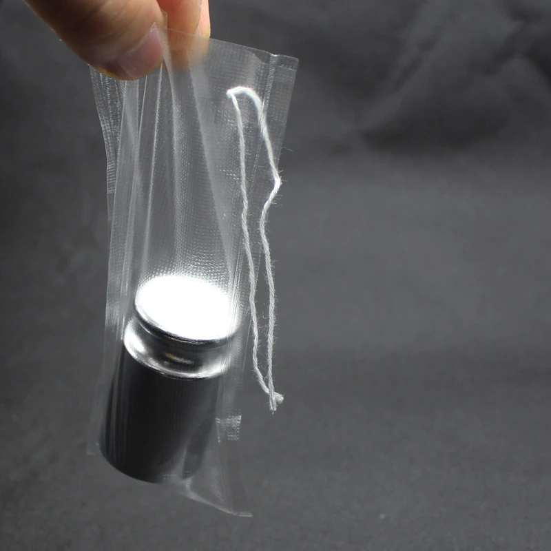 Dongbory 20 piezas bolsa de pesca de PVA Soluble en agua con cuerda de PVA de avería de Taska para carpa bolsa de cebo de Boilie grueso bolsa de alimentador de pesca - imagen 5