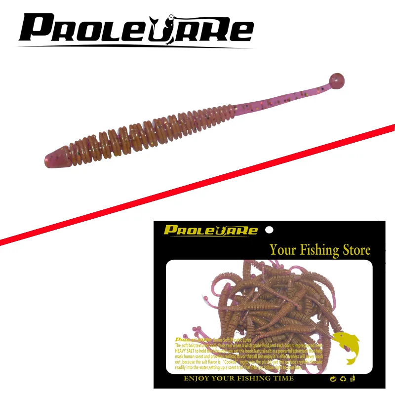 Proleurre Vinilos de pesca – Señuelos artificiales con olor a sal
