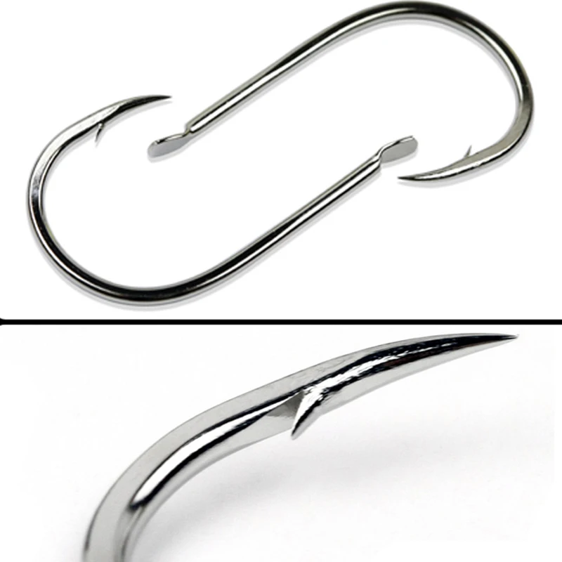 Anzuelos de pesca, accesorios de pesca, suministros, señuelos, aparejos de pesca de carpa, púas, 7 tamaños, herramienta de señuelo, 100 unids/lote - imagen 5