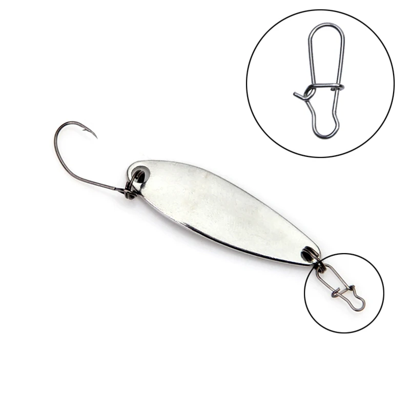 Conector de pesca de 11mm a 30mm, barril giratorio de acero inoxidable, anillos sólidos, accesorios para herramientas de mosca de pescado, 100 unids/lote por caja - imagen 3