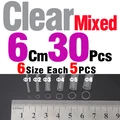 30Pcs Clear Mixed