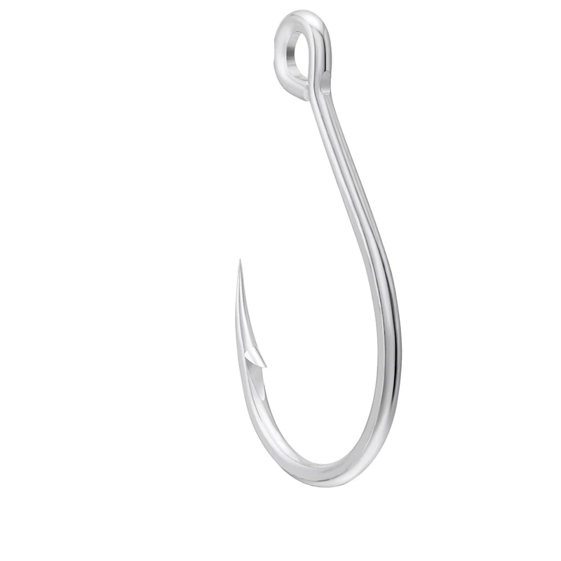 Anzuelos de Pesca Mustad originales, anzuelo de púas de acero rico en carbono 10121, anzuelo de señuelo Jigbait, anzuelo individual para Pesca en el mar, Pesca con cabeza de serpiente - imagen 3