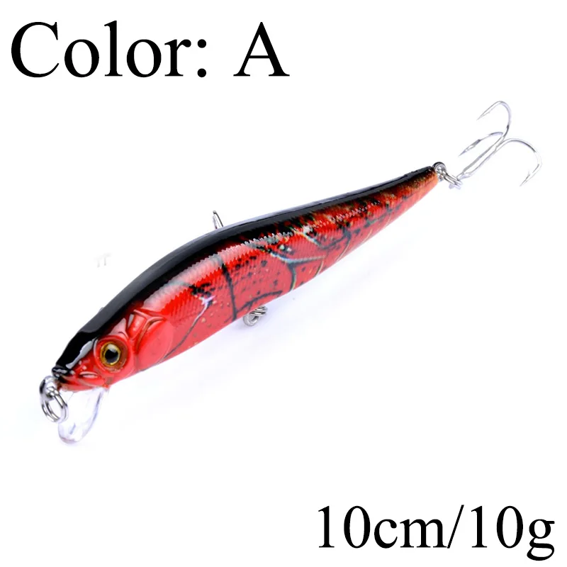 Señuelo de pesca Artificial con láser, anzuelos de 10cm y 10g, Crankbait, aparejos de pesca, 1 unidad - imagen 4