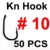 50PCS Size 10