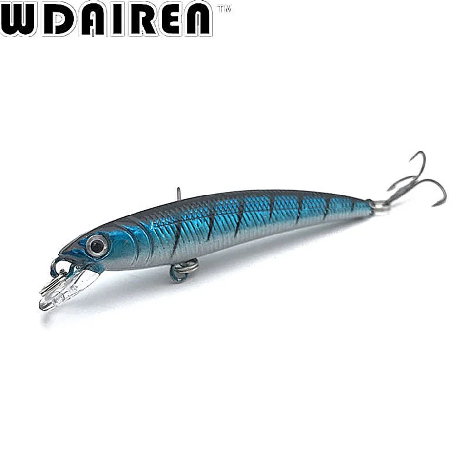 Señuelo de pesca de pececillos, cebo duro Artificial Wobbler de 7,5 cm y 5,6g, equipo de pesca de carpa que se hunde lentamente, Crankbait, 1 ud. - imagen 4