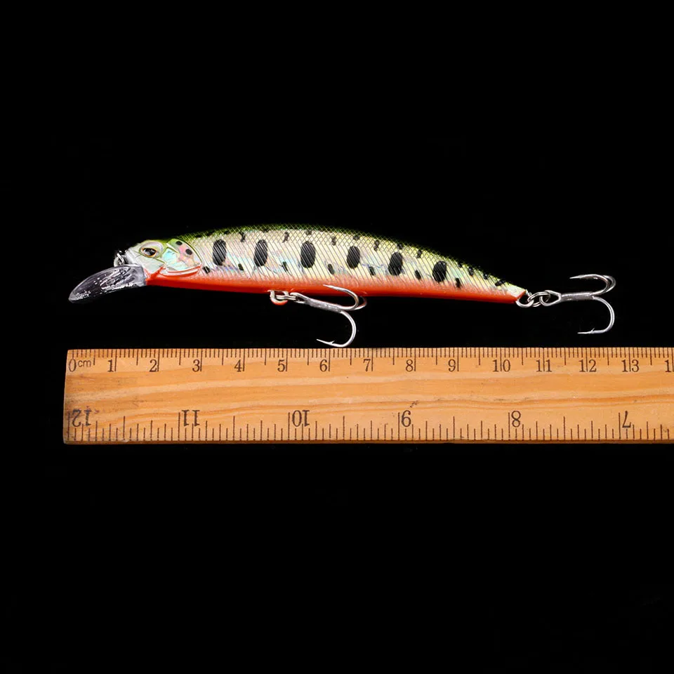 WALK FISH-señuelo de pesca con ojos 3D, 1 piezas, 105mm, 15,9g, pececillo que se hunde, Wobbler, duro, Lucio, peche isca, aparejo de cebo artificial - imagen 5
