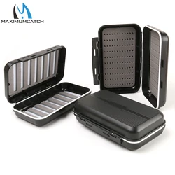 Maximumcatch Caja de moscas impermeable con espuma de agarre fina