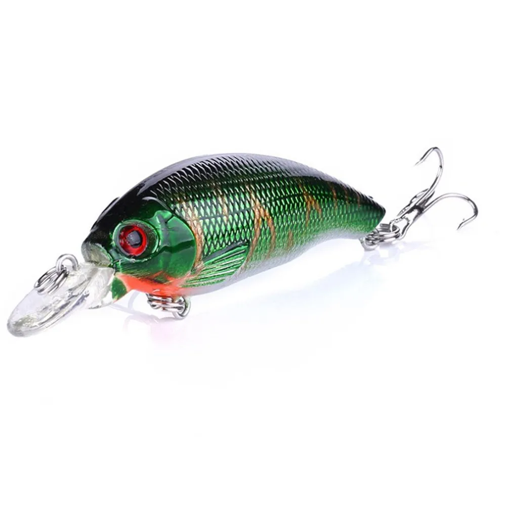 Señuelos de Pesca de pececillos, cebo duro de 7,5 cm/8,4g, anzuelos triples flotantes, Swimbait Artificial, aparejos de pesca Crankbait, 1 ud. - imagen 3