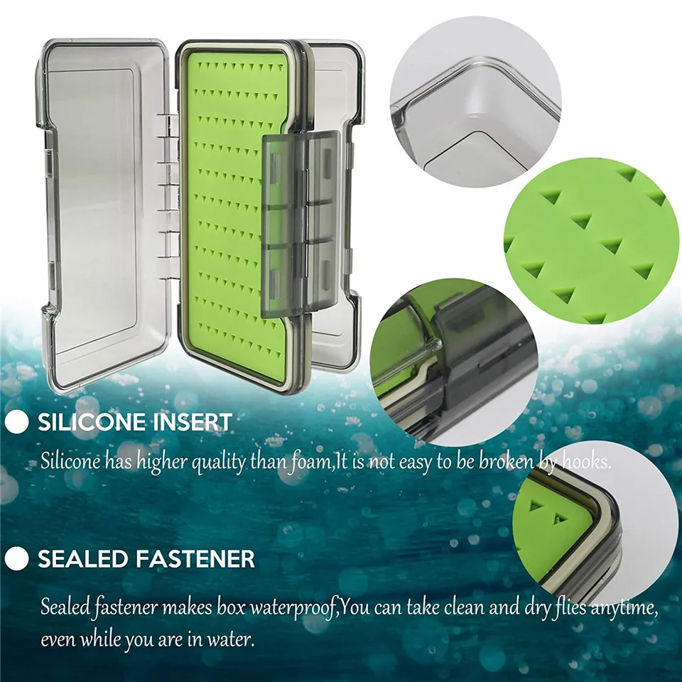 Kit de herramientas para pesca con mosca Maximumcatch, caja de inserción de silicona con pinza, pinzas, Zinger, herramienta líder - imagen 4